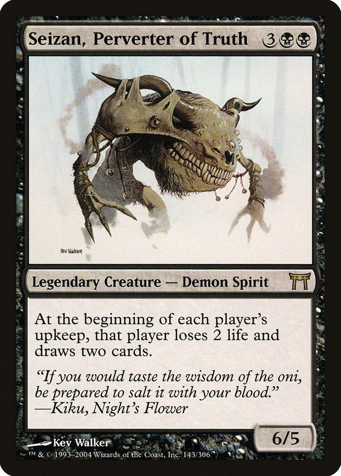 Seizan, Perverter of Truth 143/306 (Champions of Kamigawa)  | Good Games North