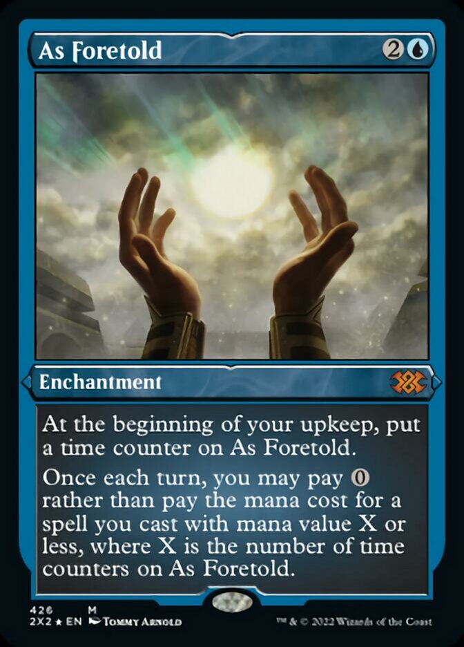 As Foretold (Foil Etched) [Double Masters 2022] | Good Games North