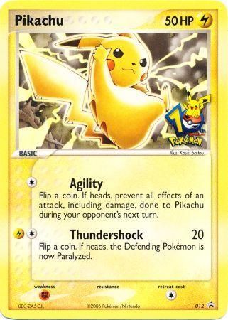 Pikachu (012) (10th Anniversary Promo) [Miscellaneous Cards] | Good Games North