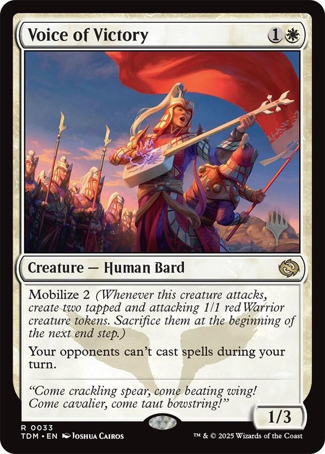 Voice of Victory 33 (Promo Pack: Tarkir: Dragonstorm)  | Good Games North