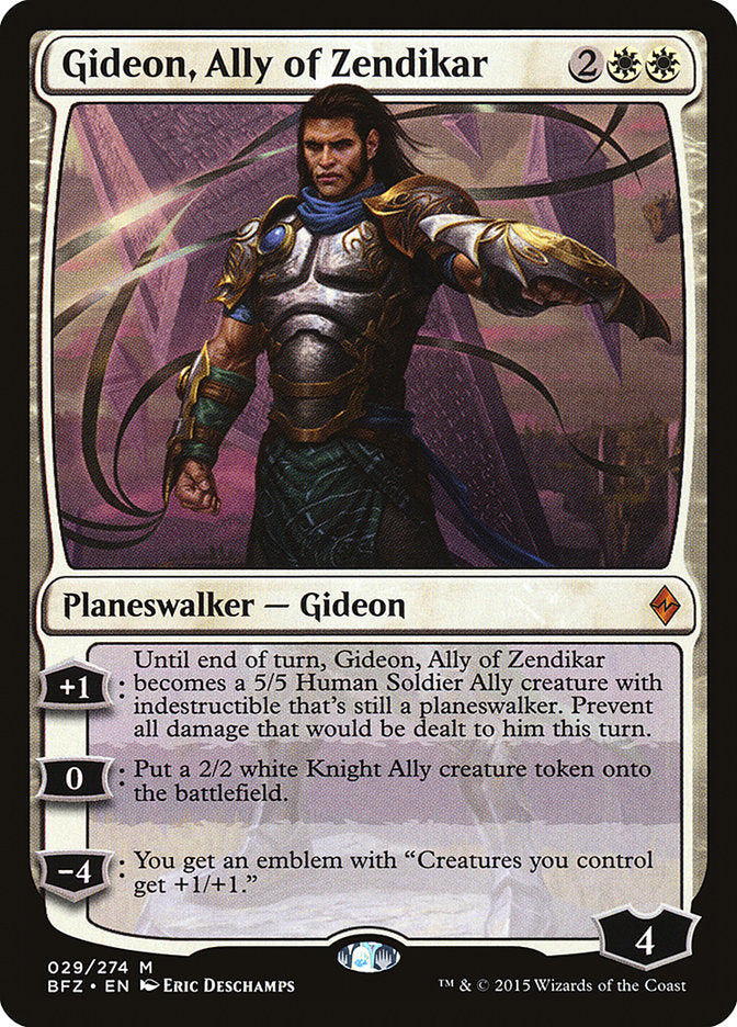 Gideon, Ally of Zendikar (Battle for Zendikar)  - Foil | Good Games North