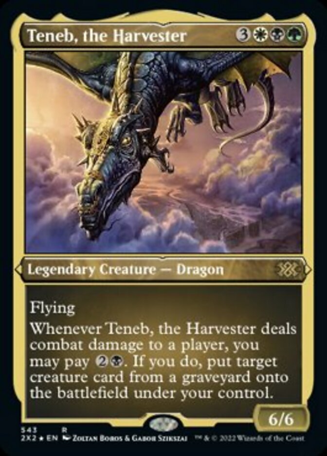 Teneb, the Harvester (Foil Etched) [Double Masters 2022] | Good Games North