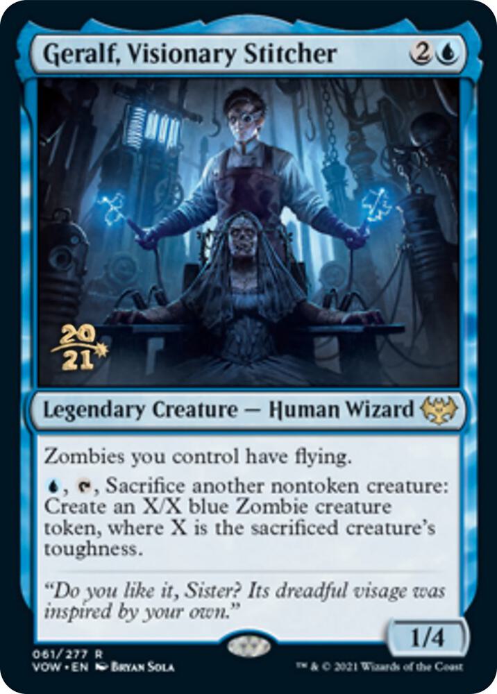 Geralf Visionary Stitcher (Prerelease Cards)  - Foil | Good Games North
