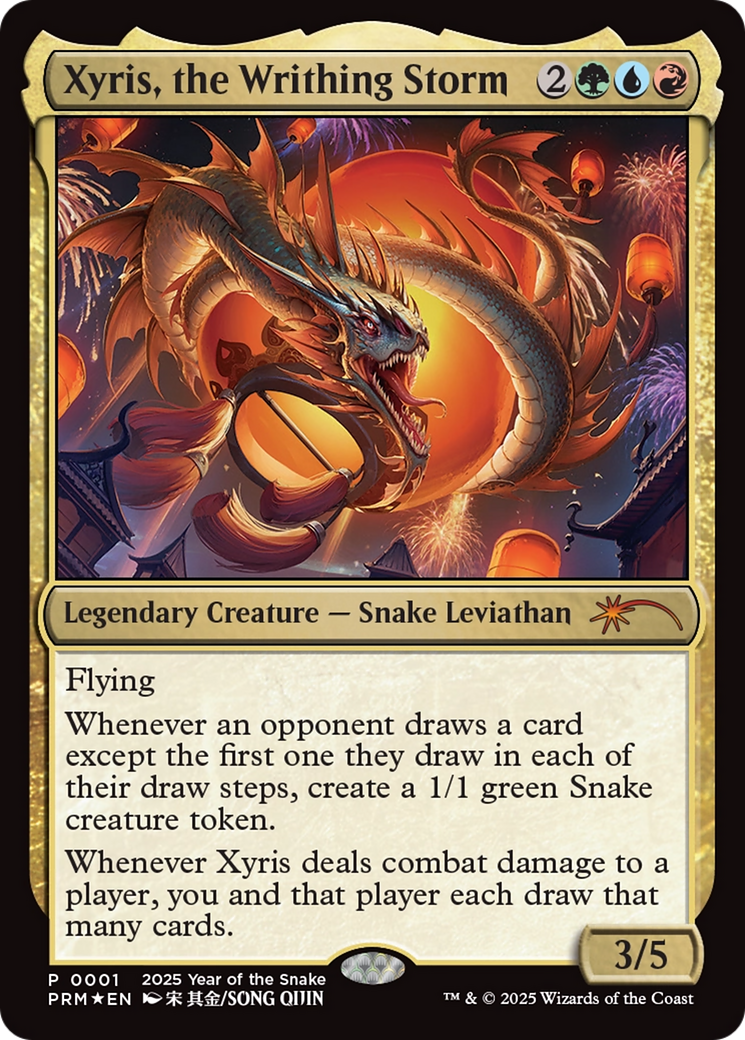 Xyris, the Writhing Storm (Year of the Snake 2025) [Standard Showdown Promos] | Good Games North
