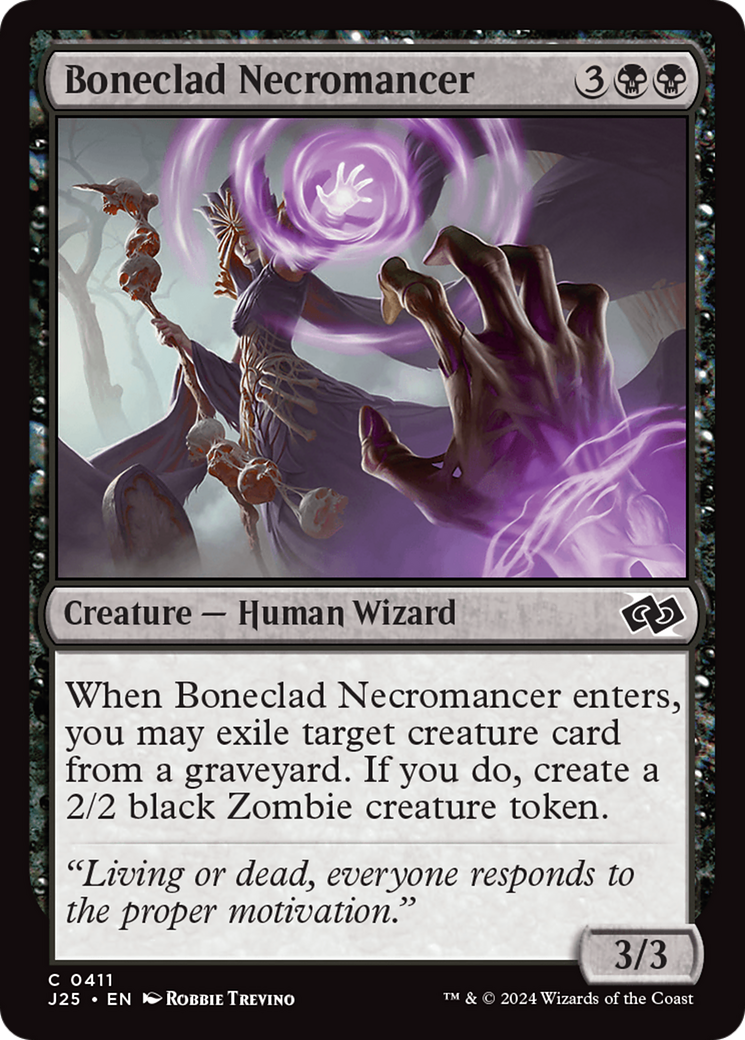 Boneclad Necromancer [Foundations Jumpstart] | Good Games North