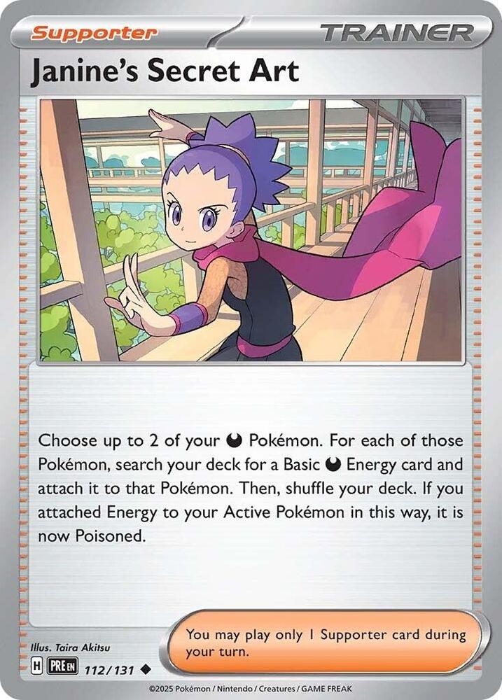 Janine's Secret Art (112/131) [Scarlet & Violet: Prismatic Evolutions] | Good Games North