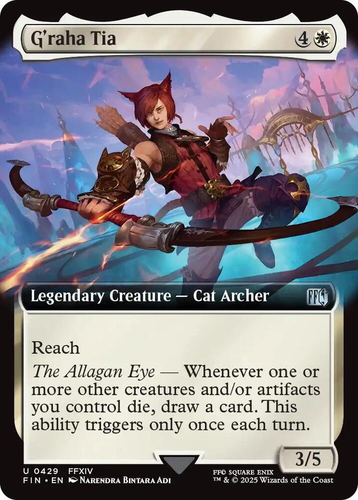 G'raha Tia 429/309 (FINAL FANTASY)  - Extended Art Foil | Good Games North