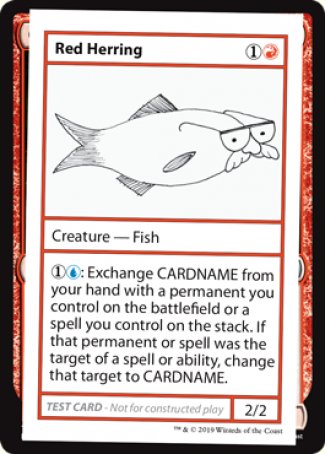 Red Herring (2021 Edition) [Mystery Booster Playtest Cards] | Good Games North