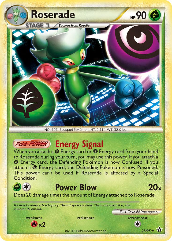 Roserade (23/95) [HeartGold & SoulSilver: Unleashed] | Good Games North