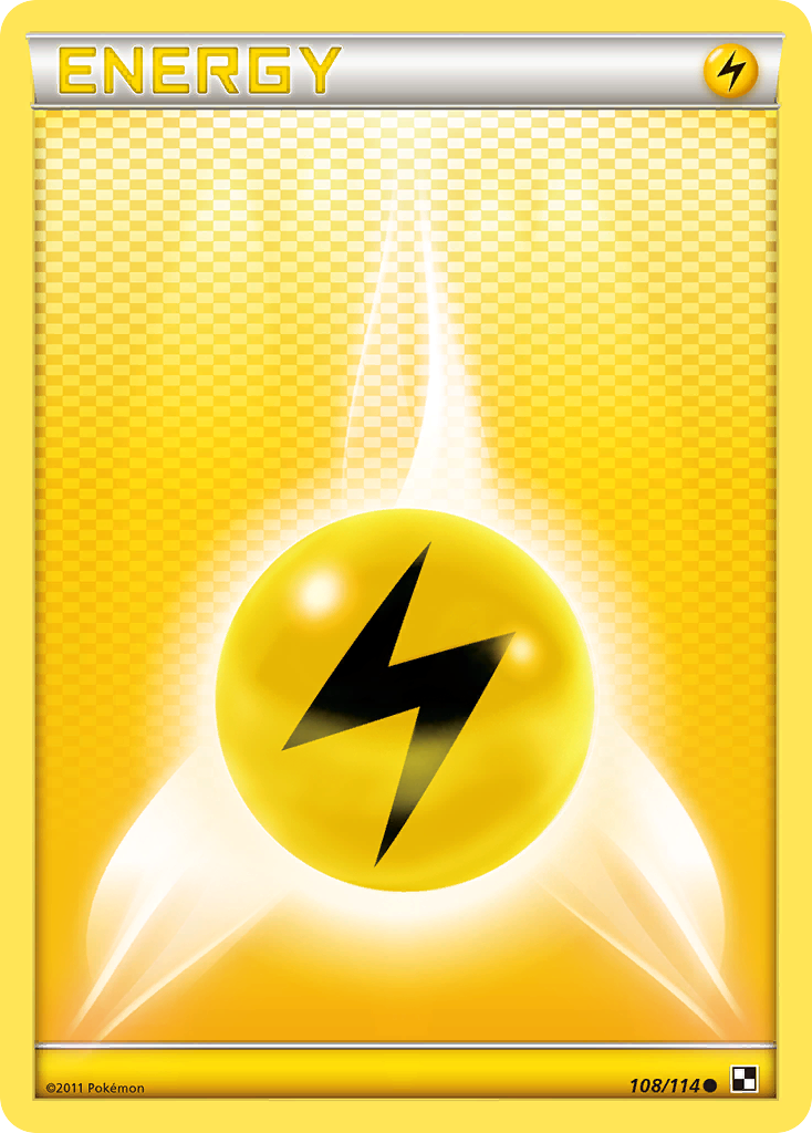 Lightning Energy (108/114) [Black & White: Base Set] | Good Games North