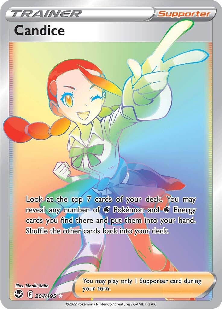 Candice (204/195) [Sword & Shield: Silver Tempest] | Good Games North