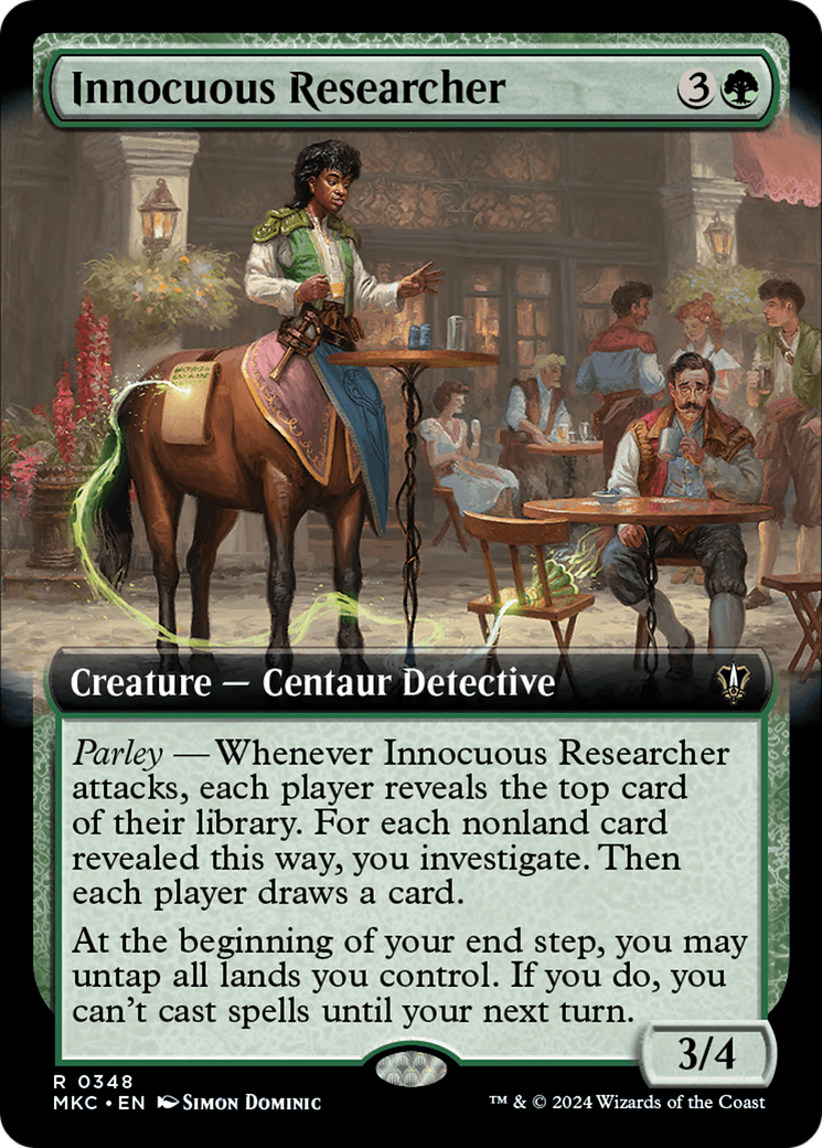 Innocuous Researcher (Extended Art) [Murders at Karlov Manor Commander] | Good Games North