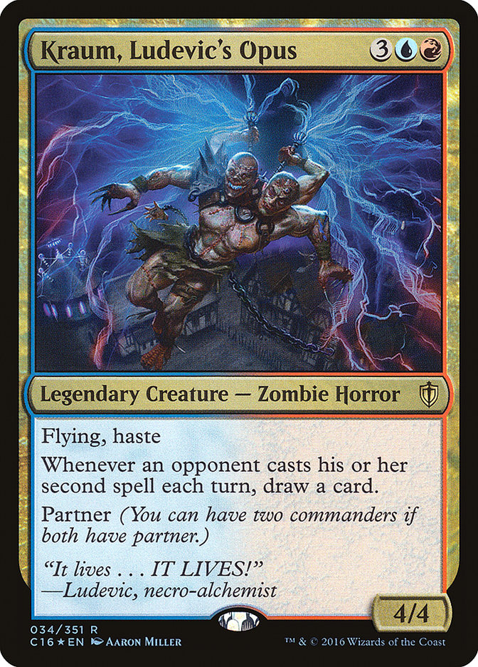 Kraum, Ludevic's Opus (Commander 2016)  - Foil | Good Games North