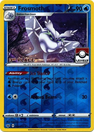 Frosmoth (064/202) (League Promo 3rd Place) [Sword & Shield: Base Set] | Good Games North