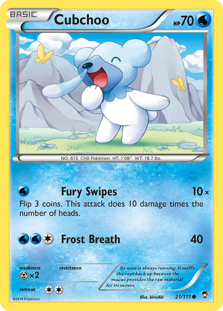 Cubchoo (21/111) [XY: Furious Fists] | Good Games North