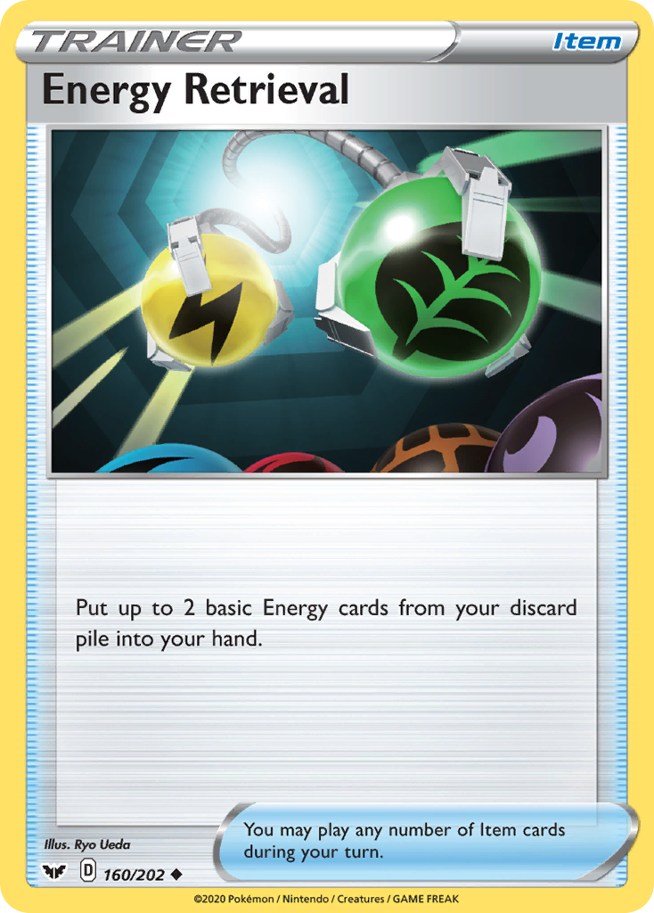 Energy Retrieval (160/202) [Sword & Shield: Base Set] | Good Games North