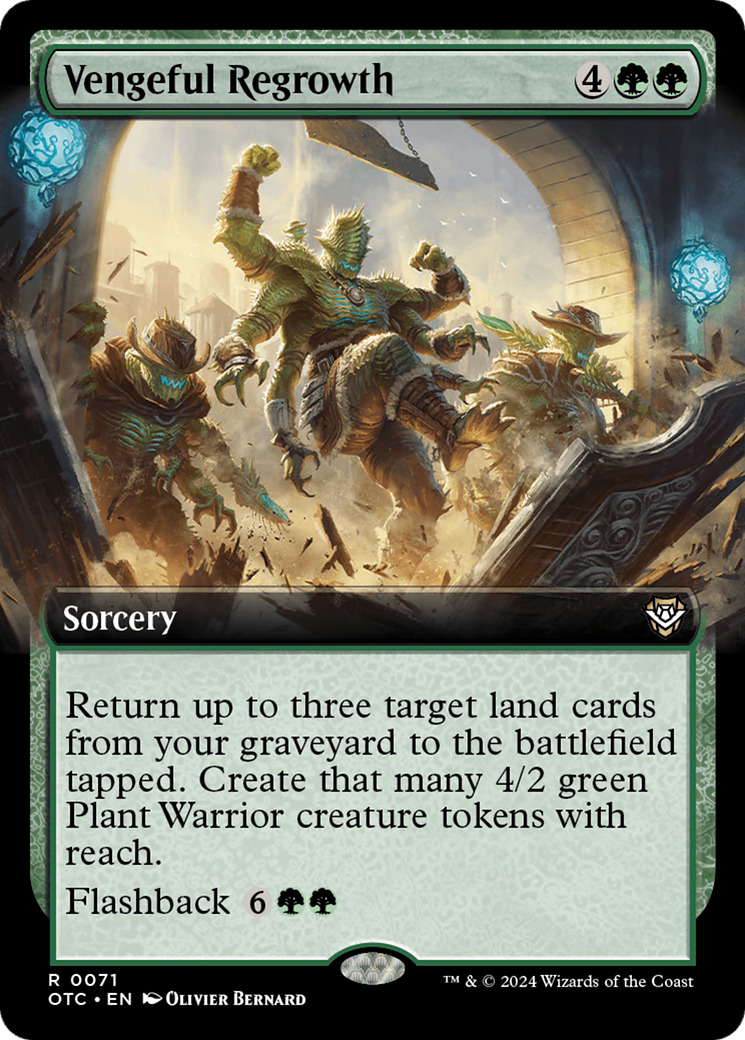 Vengeful Regrowth (Extended Art) [Outlaws of Thunder Junction Commander] | Good Games North