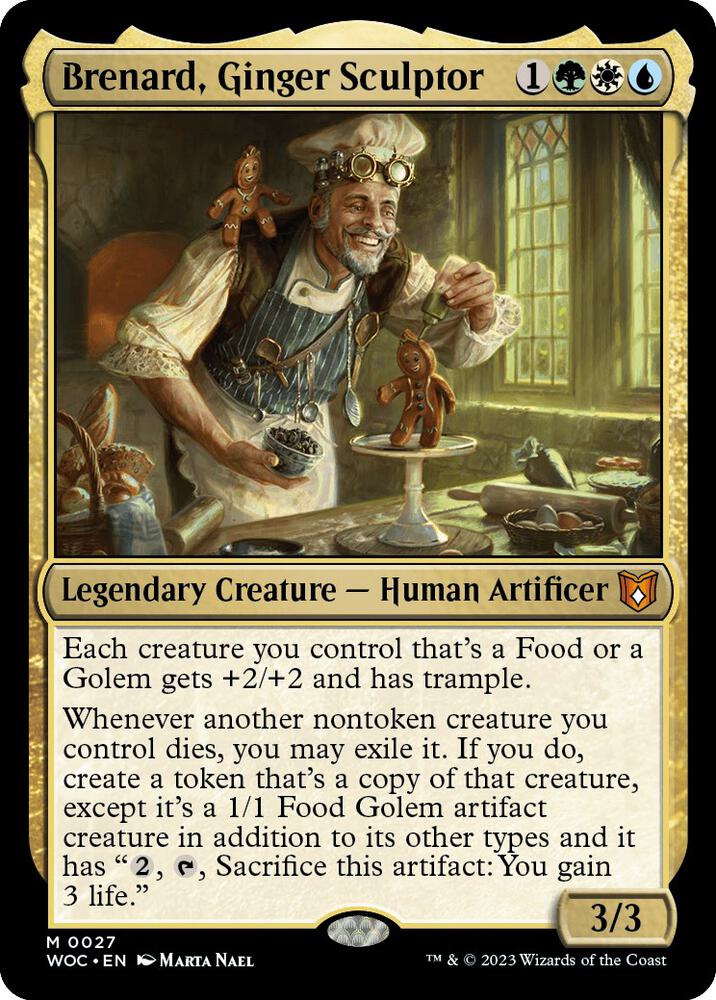 Brenard Ginger Sculptor (Commander: Wilds of Eldraine)  | Good Games North