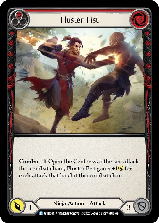 Fluster Fist (Red) [U-WTR086] (Welcome to Rathe Unlimited)  Unlimited Normal | Good Games North