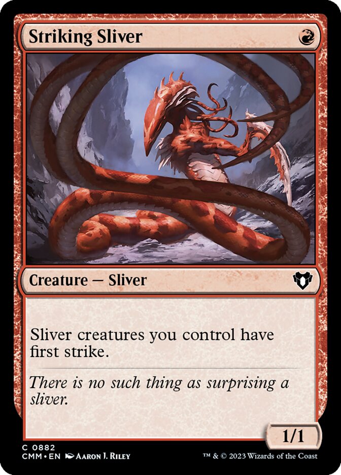 Striking Sliver (Commander Masters)  | Good Games North