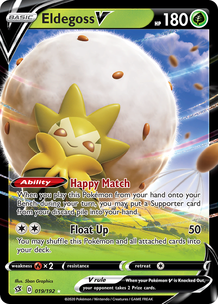 Eldegoss V (019/192) [Sword & Shield: Rebel Clash] | Good Games North