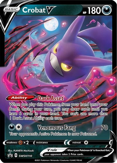 Crobat V (SWSH110) [Sword & Shield: Black Star Promos] | Good Games North