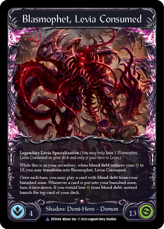 Levia, Redeemed // Blasmophet, Levia Consumed (Marvel) [DTD164] (Dusk Till Dawn)  Cold Foil | Good Games North