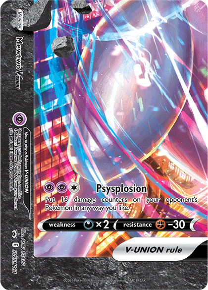 Mewtwo V-Union (SWSH161) [Sword & Shield: Black Star Promos] | Good Games North