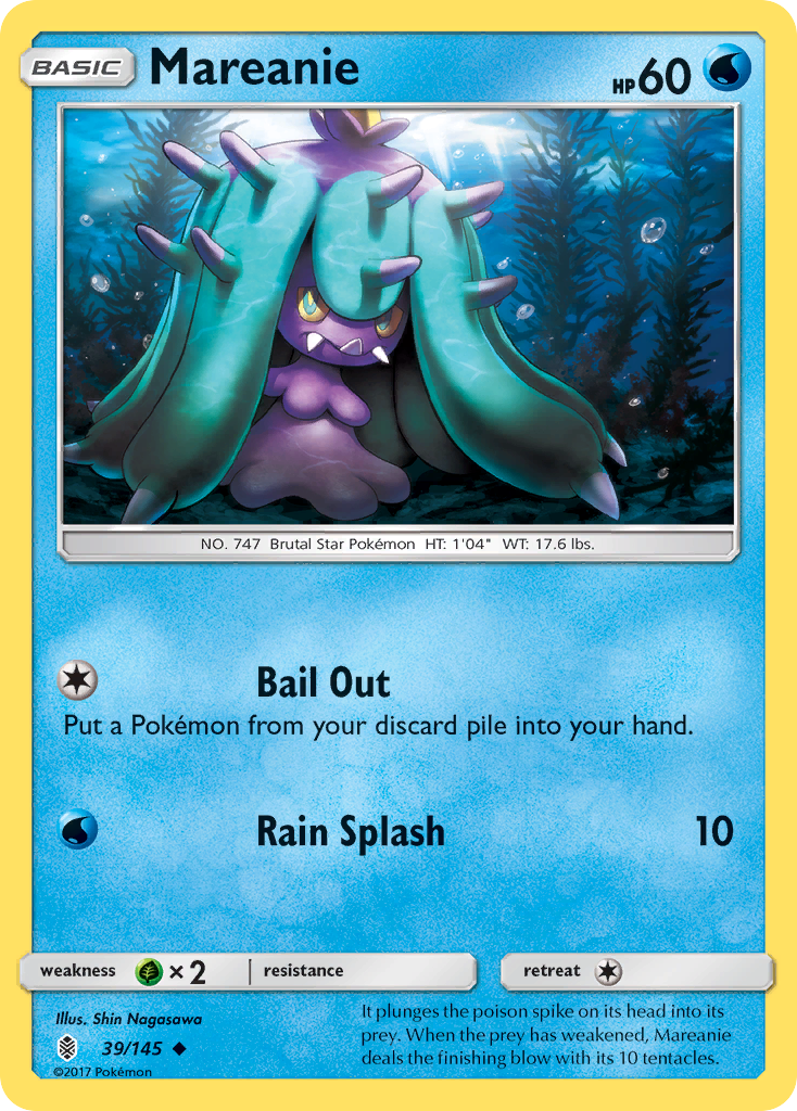 Mareanie (39/145) [Sun & Moon: Guardians Rising] | Good Games North