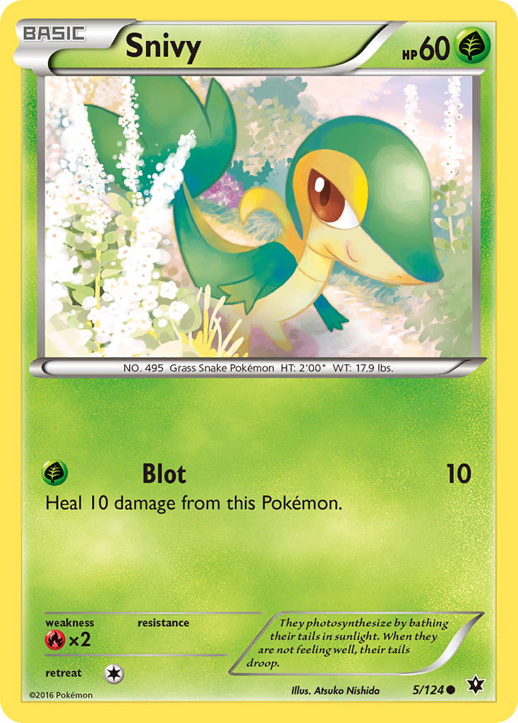 Snivy (5/124) [XY: Fates Collide] | Good Games North