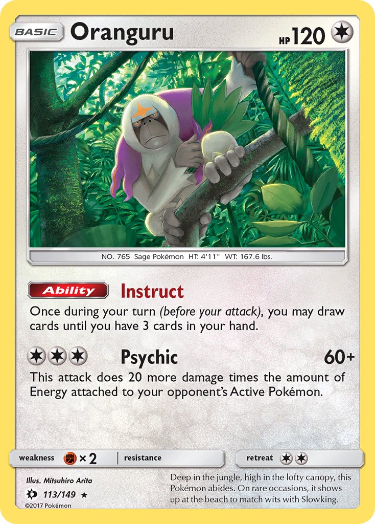 Oranguru (113/149) (Theme Deck Exclusive) [Sun & Moon: Base Set] | Good Games North