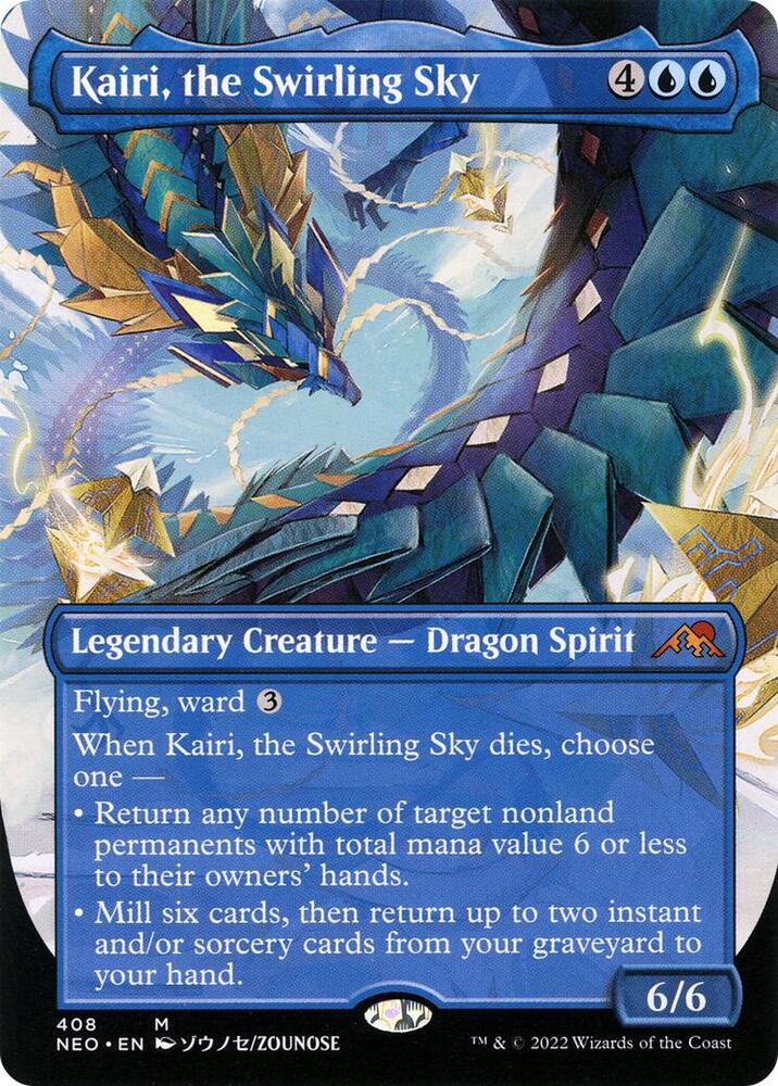 Kairi the Swirling Sky Borderless (Kamigawa: Neon Dynasty)  | Good Games North