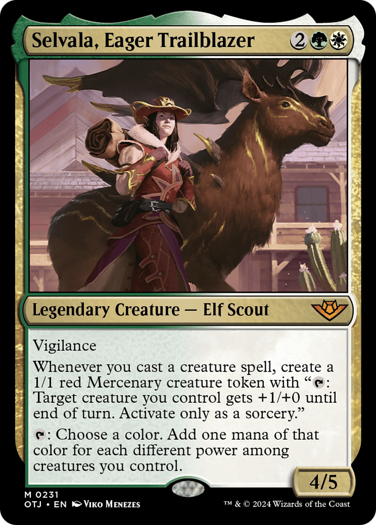 Selvala, Eager Trailblazer [Outlaws of Thunder Junction] | Good Games North
