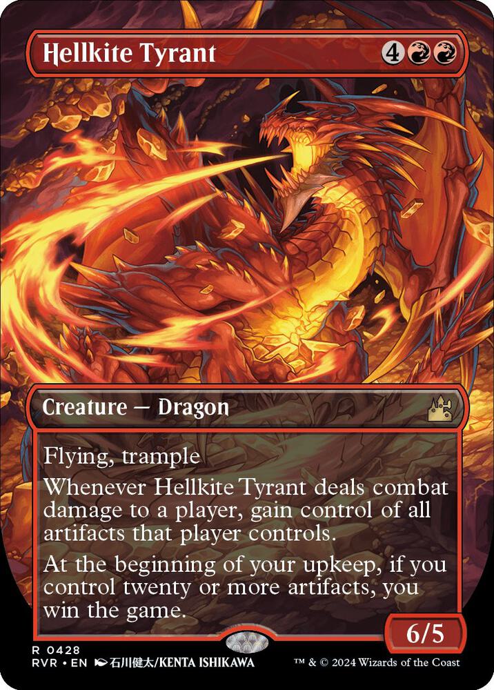 Hellkite Tyrant Anime Borderless (Ravnica Remastered)  | Good Games North