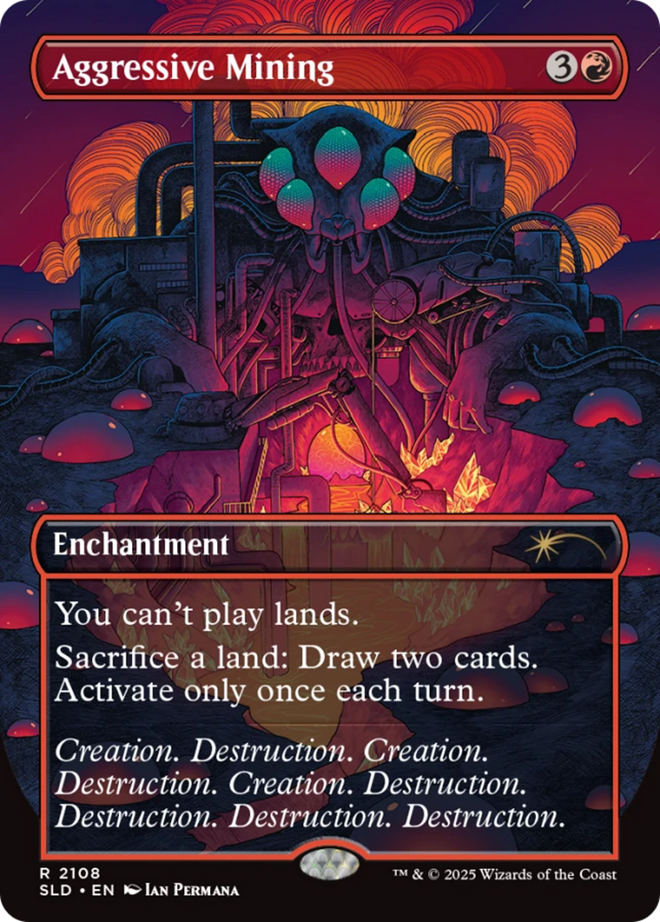 Aggressive Mining (Galaxy Foil) [Secret Lair Drop Series] | Good Games North