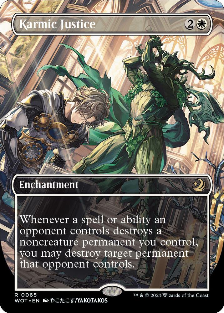 Karmic Justice Anime Borderless (Wilds of Eldraine: Enchanting Tales)  | Good Games North