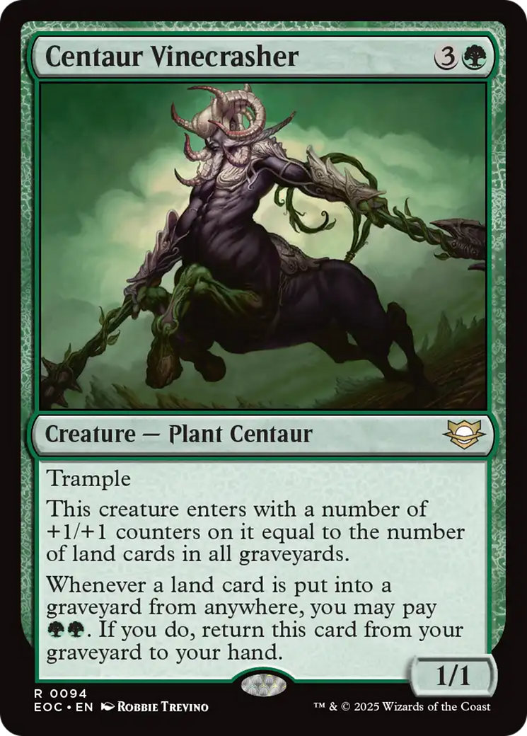 Centaur Vinecrasher [Edge of Eternities Commander] | Good Games North