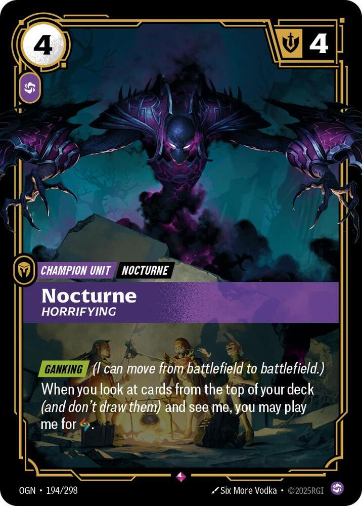 Nocturne Horrifying (Origins)  - Foil | Good Games North