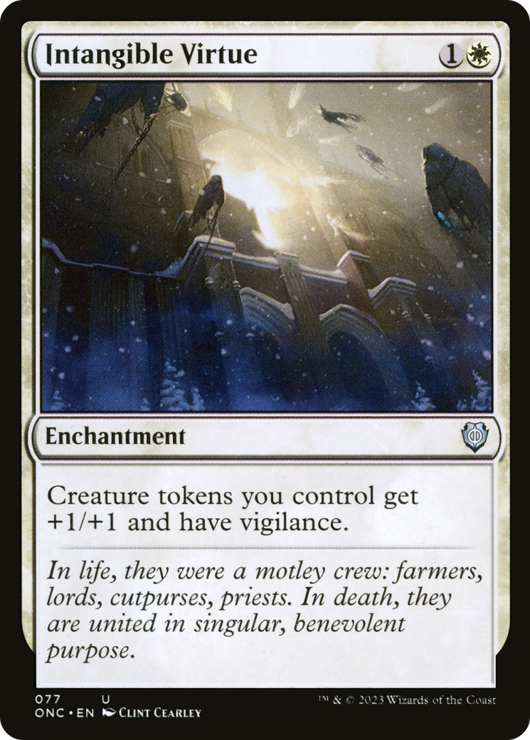 Intangible Virtue [Phyrexia: All Will Be One Commander] | Good Games North