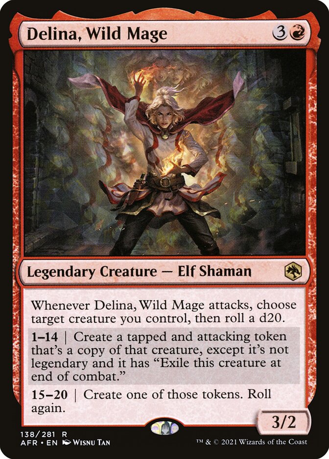 Delina, Wild Mage (Adventures in the Forgotten Realms)  - Foil | Good Games North