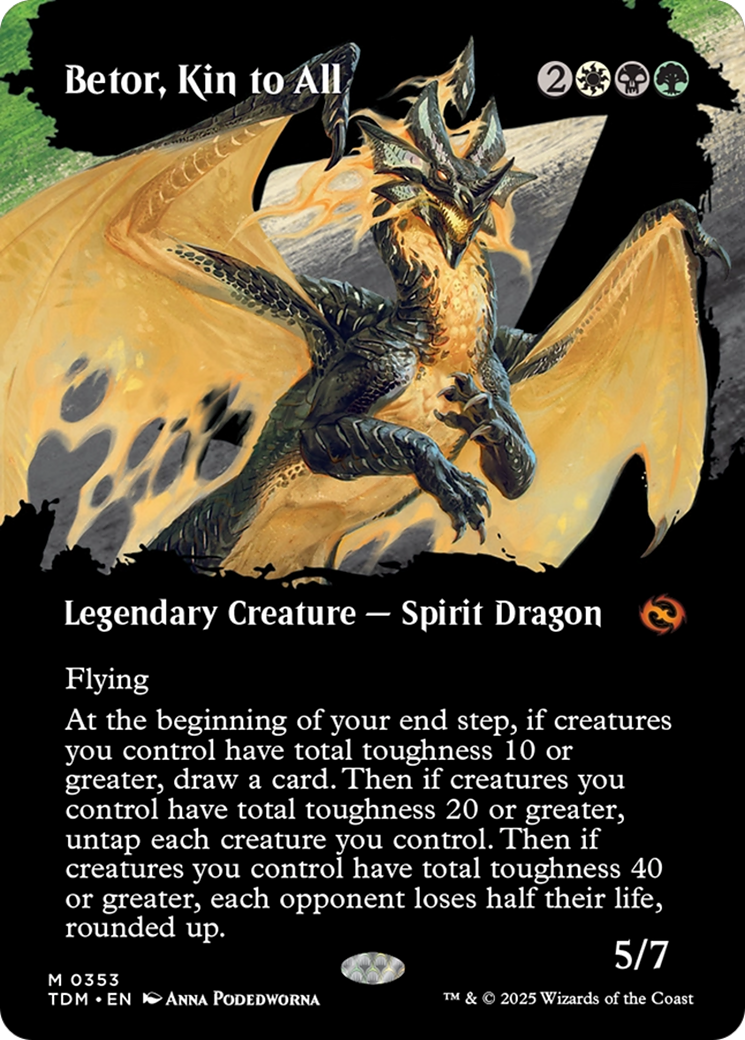 Betor, Kin to All (Borderless) [Tarkir: Dragonstorm] | Good Games North