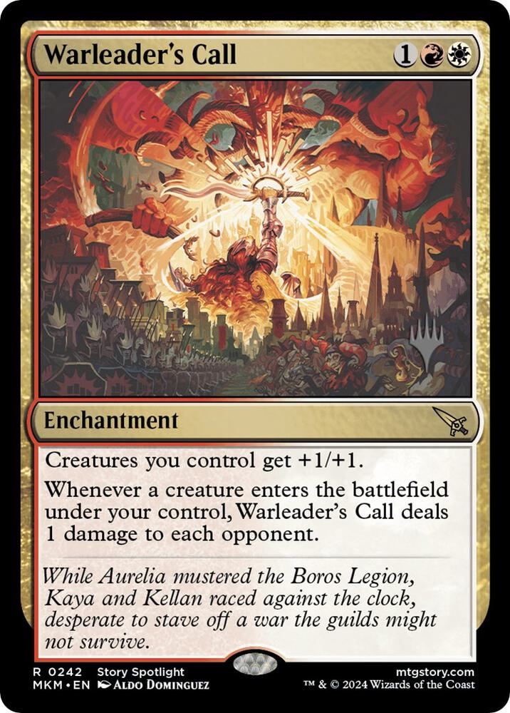 Warleaders Call 242 (Promo Pack: Murders at Karlov Manor)  - Foil | Good Games North