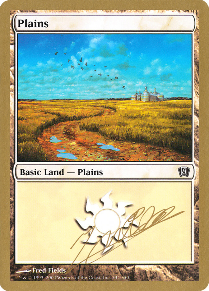 Plains (jn334) (Julien Nuijten) [World Championship Decks 2004] | Good Games North