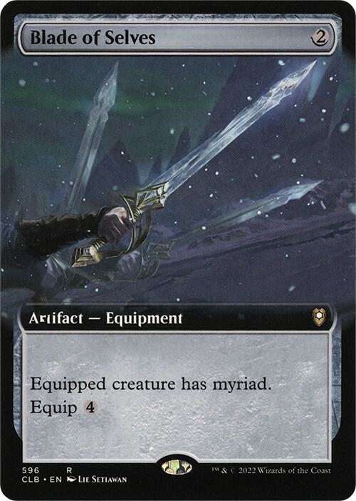 Blade of Selves Extended Art 596 (Commander Legends: Battle for Baldur's Gate)  - Foil | Good Games North