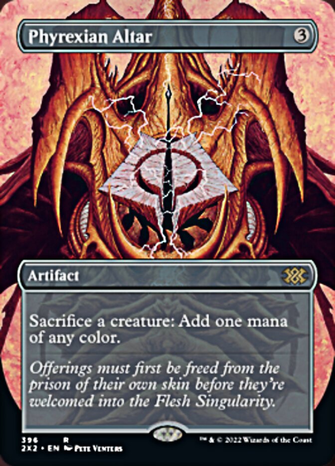 Phyrexian Altar (Borderless Alternate Art) [Double Masters 2022] | Good Games North