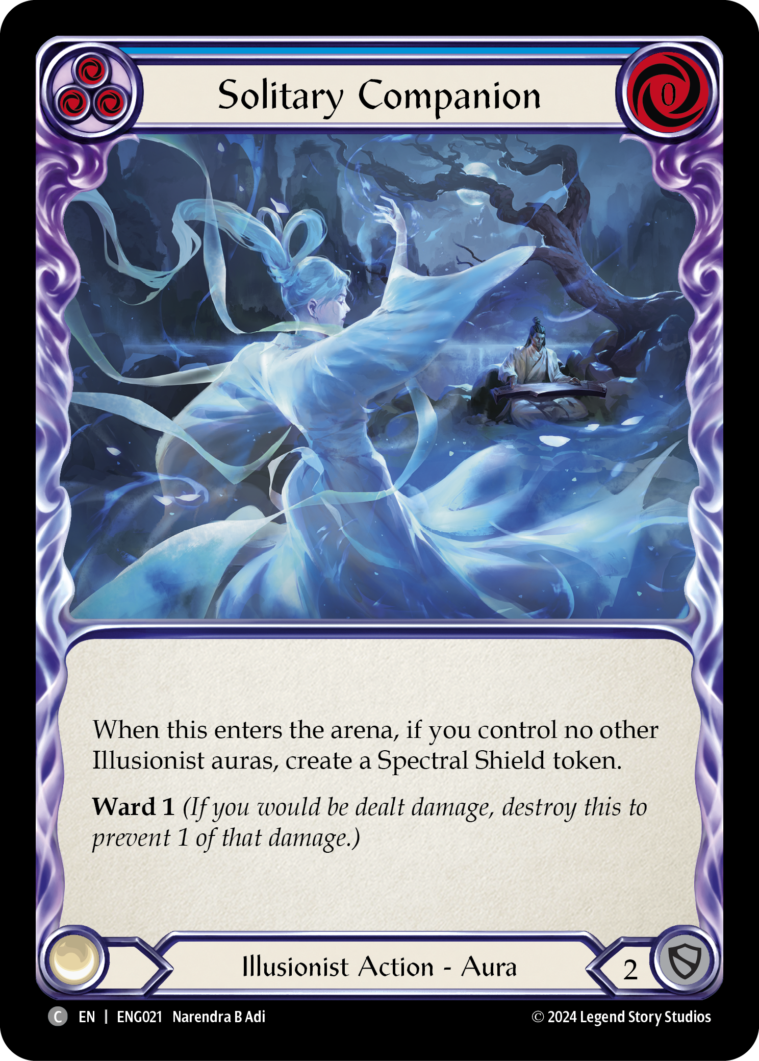 Solitary Companion [ENG021] (Part the Mistveil Enigma Blitz Deck) | Good Games North