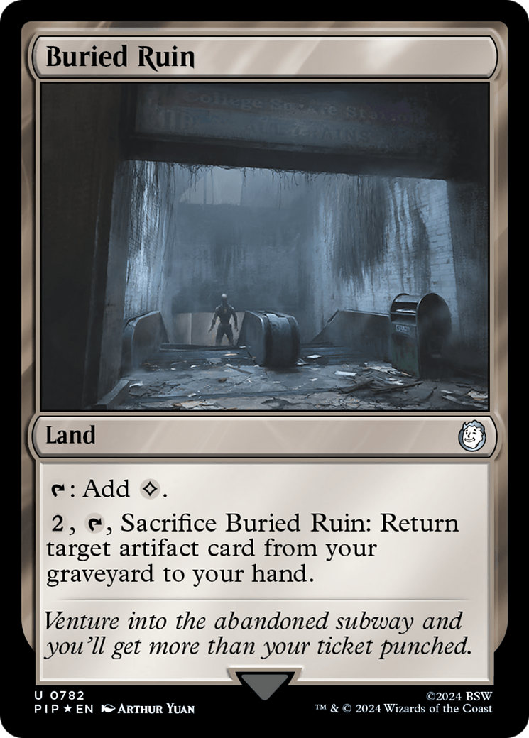 Buried Ruin (Surge Foil) [Fallout] | Good Games North