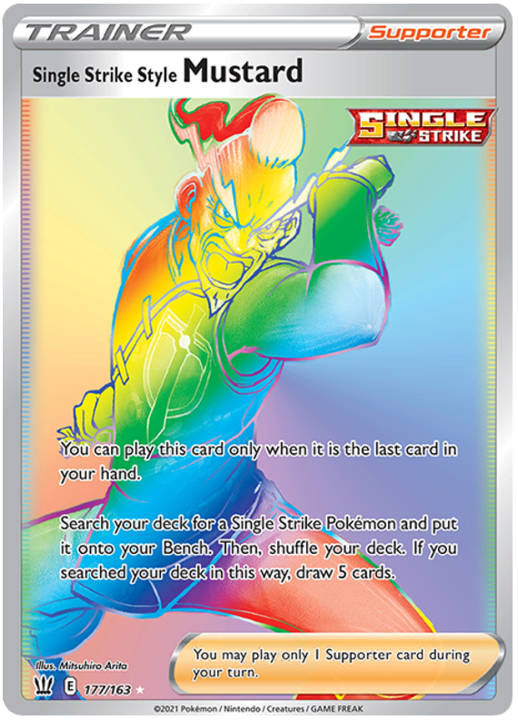 Single Strike Style Mustard (177/163) [Sword & Shield: Battle Styles] | Good Games North