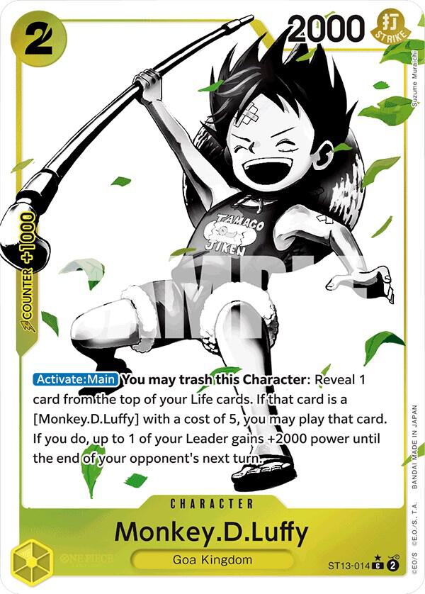Monkey.D.Luffy ST13-014 (Ultra Deck: The Three Brothers)  - Parallel Foil | Good Games North
