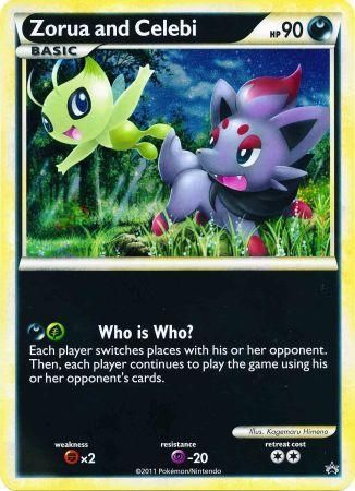Zorua and Celebi (Jumbo Card) [Miscellaneous Cards] | Good Games North